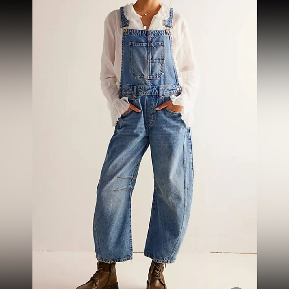 Blue Denim Overalls - Relaxed Women’s Jeans